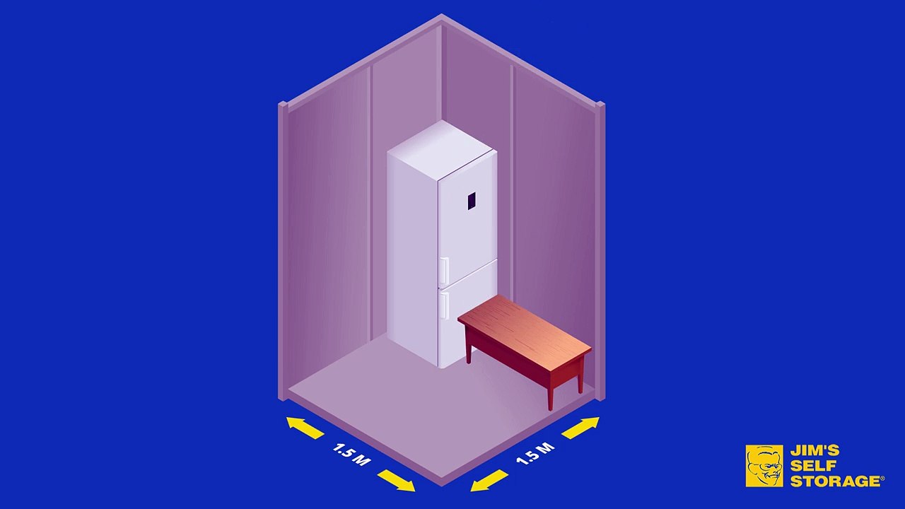 Packing A 1.5m x 1.5m Self Storage Unit - Storage Unit Size Guide (1)