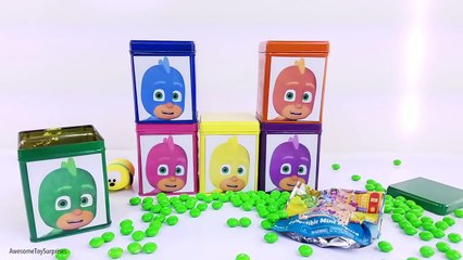 PJ Masks Gekko Catboy DIY Cubeez Blind Box Surprise Eggs Episodes Learn Colors!
