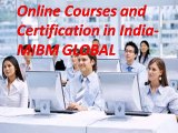 Online Courses and Certification in India of the corporate world job