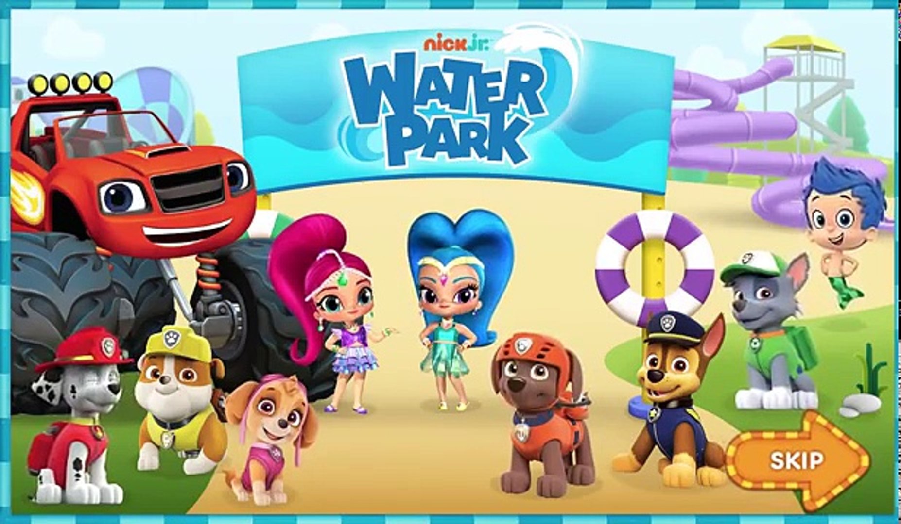 Nick Jr. Water Park | NEW Preschool Game w/ BUBBLE GUPPIES Gil & Molly By  Nick Jr. – Видео Dailymotion