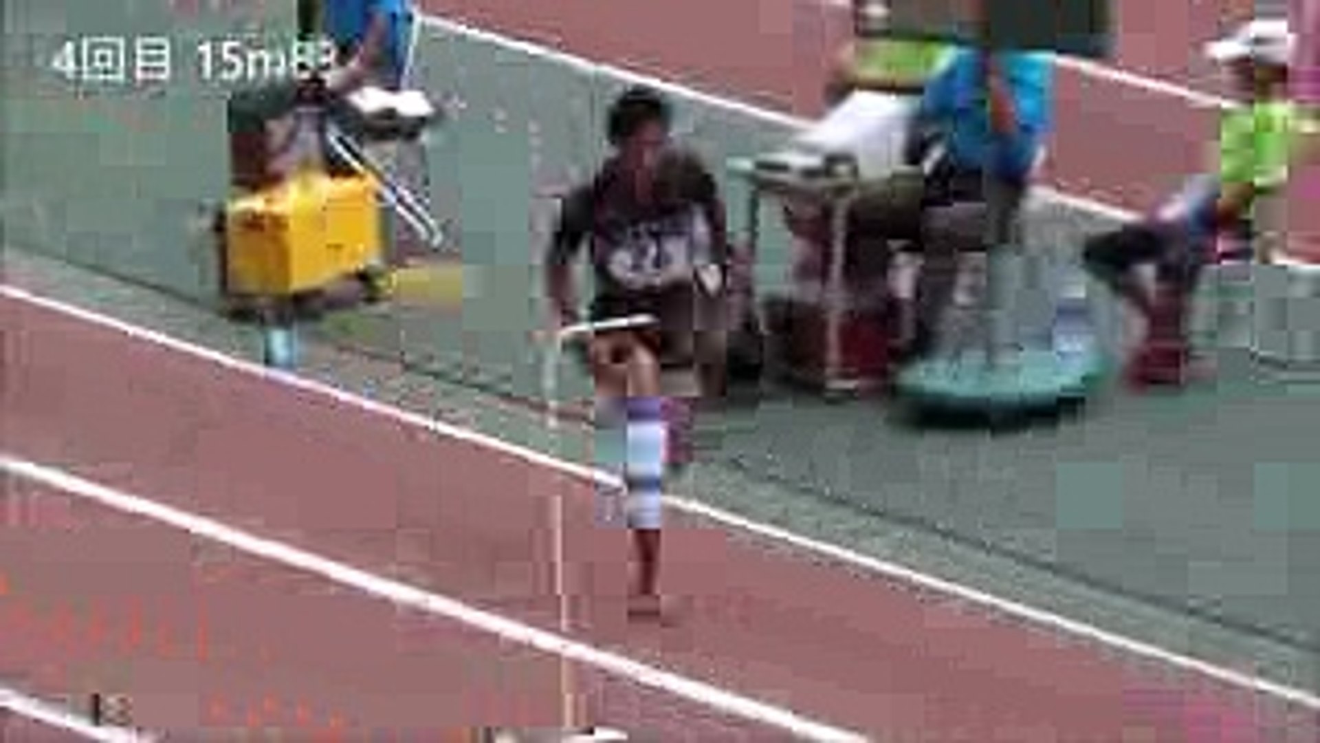 花谷昂 15m86 2位 全日本実業団陸上17 男子三段跳 Video Dailymotion