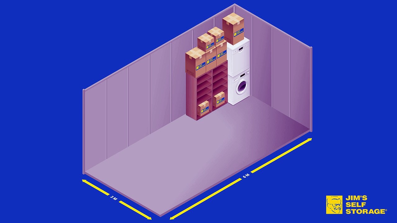 Packing A 3m x 6m Self Storage Unit - Storage Unit Size Guide