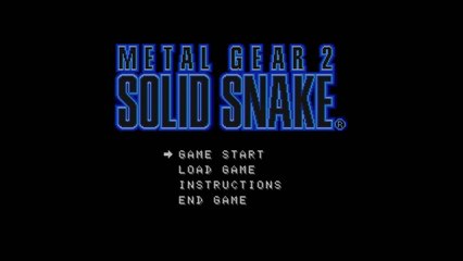 メタルギア2 ソリッドスネーク [PS3] エンディング