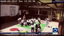 Dramatic video of toddlers evacuating Mexico City schools as quake hits