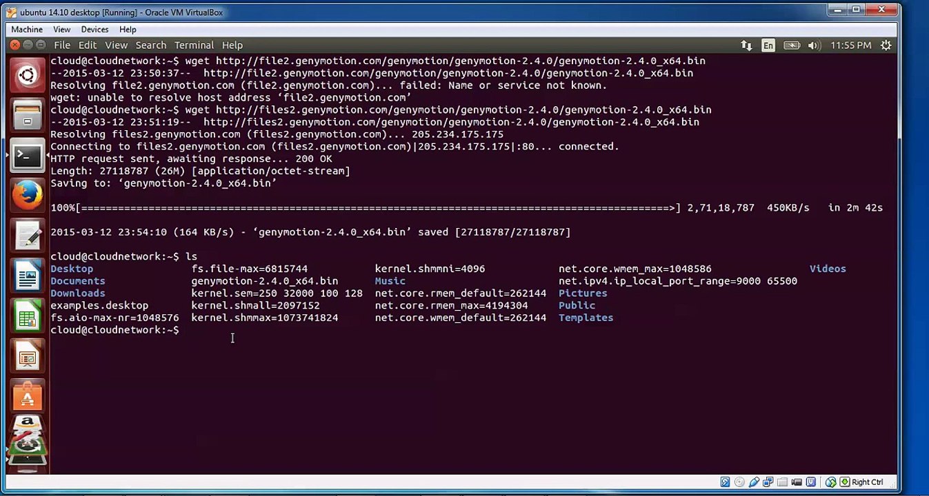 How to Install Genymotion 2.5.2 (Android Emulator) in Linux Mint 17.2, Debian 8 & Ubuntu 14.10/15.04