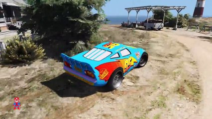 Funny Cars with Spiderman Cartoon for Kids with Superhero and Nursery Rhymes Songs SHS