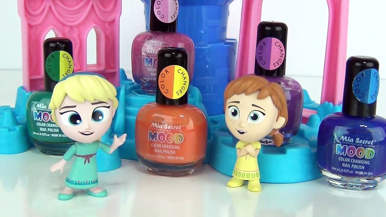 D.I.Y. Custom Young Anna Elsa from Disney Frozen / Nail Polish Do-It-Yourself Kids Custom / TUYC