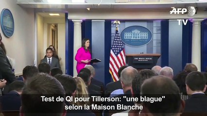 Test de QI pour Tillerson: "une blague" selon la Maison Blanche