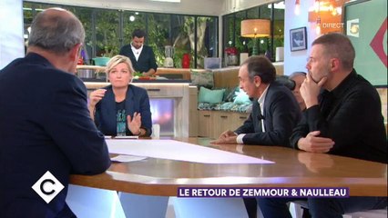 Passe d'armes entre Eric Zemmour et Patrick Cohen dans "C à vous"