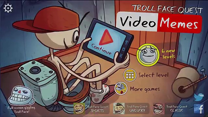 Troll Face Quest Video Memes Pewdiepie All Fail Trolling Funny Moments Level 1 48 Secret Level Video Dailymotion