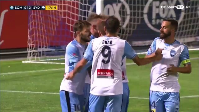 0-2 Jordy Buijs Goal Australia FFA Cup Semifinal - 11.10.2017 South Melbourne 0-2 Sydney FC