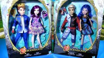 Mal and Ben Love Story Part 1 Disney Descendants Toy Review Kiss Rotten to the Core Evie Carlos Doll