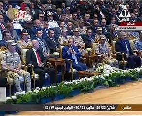 السيسى: نعد برنامجا ضخما لمعالجة مياه الصرف واستخدامها فى المساحات الخضراء