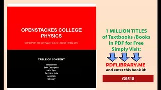 Openstackes College Physics
