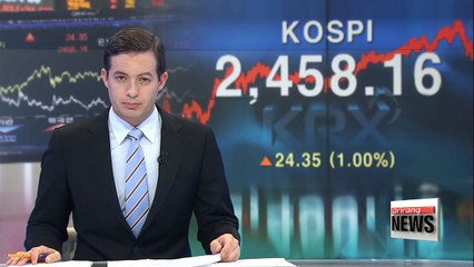 Korean stocks close at new record high