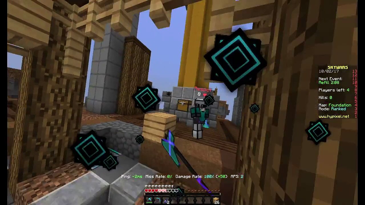 Blatant #reach on Hypixel Ign: Respct