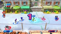 Mario and Sonic at the Sochi new Olympic Winter Games - Isle Delfino Hockey (Wii U)
