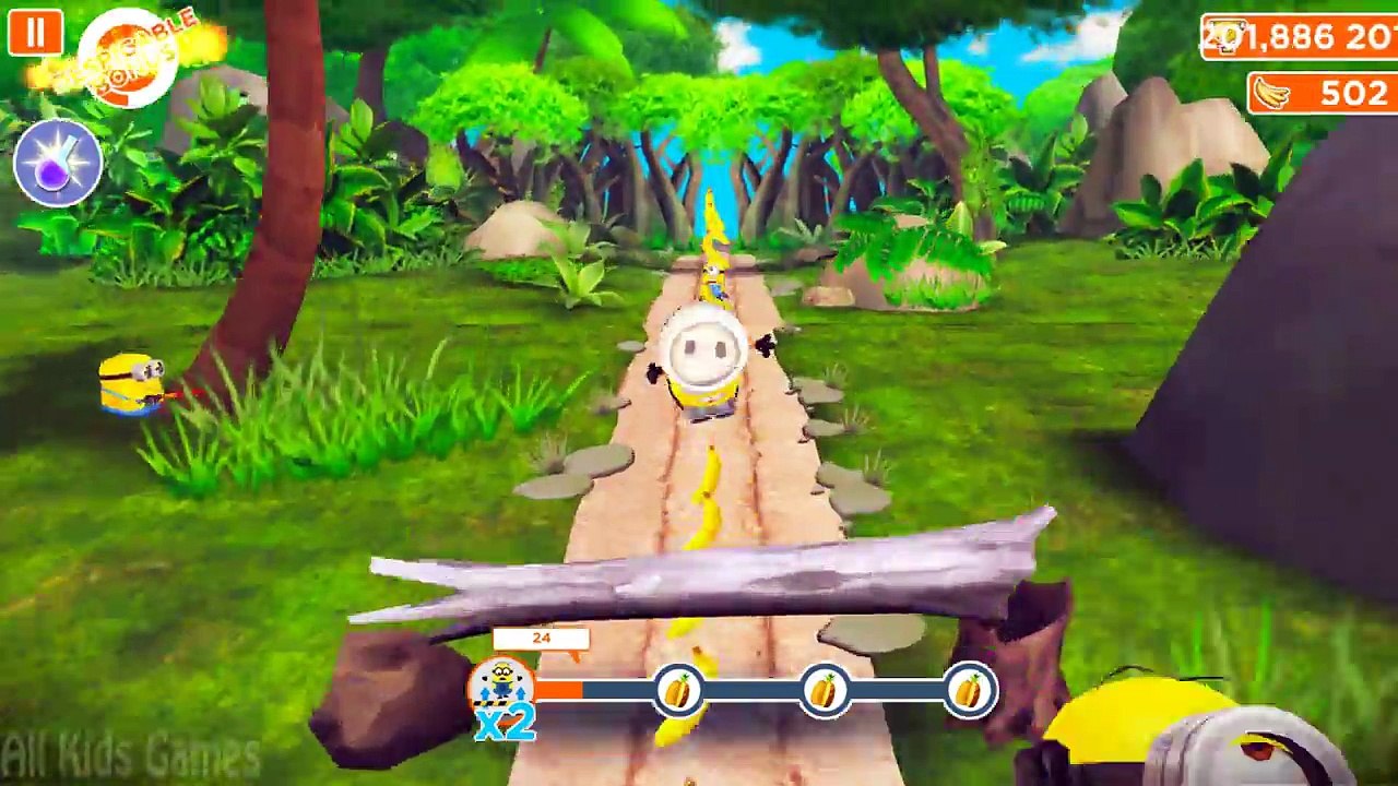 Despicable Me 2 - Minion Rush : Ballerina Minion on Motocross Bike And Snowboard !