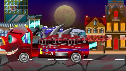 Good vs Evil | Fire Trucks For Children | Truck For Kid | Scary Monster Trucks | Street Vehicles