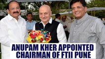 Anupam Kher named the new chief of FTII, replaces Gajendra Chauhan | Oneindia News