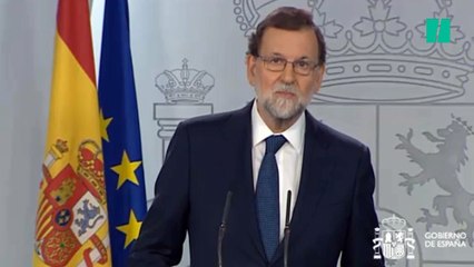 "Es urgente poner fin a la situación que se está viviendo en Cataluña", la respuesta de Rajoy a Puigdemont