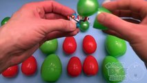 Learn Patterns with Surprise Eggs! Opening Surprise Eggs filled with Toys! Christmas Edition!