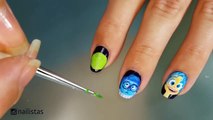 5 diseños de uñas Inside Out - NAIL ART | Del Revés | Intensa-Mente