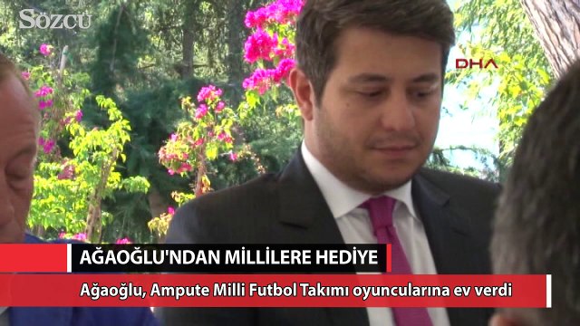 Ali Ağaoğlu, Ampute Milli Futbol Takımı oyuncularına ev verdi
