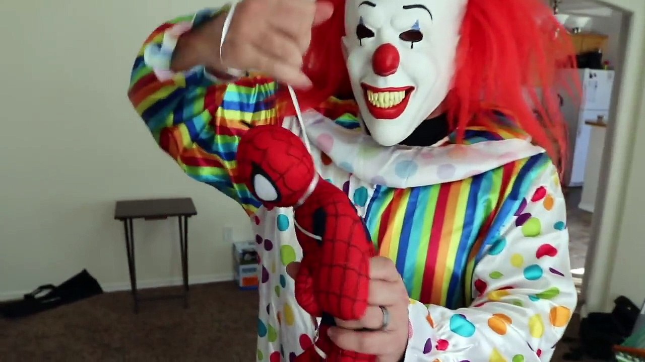 Spiderman vs Scary Clown Compilation - Real Life Superhero Movie