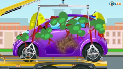 Le Dépanneuse avec le Camion pour bébés Jeu d'assemblage: Voitures de construction Pour Enfants