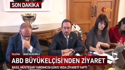 ABD'nin Ankara Büyükelçisi Bass, Müsteşar Yardımcısına Veda Ziyareti Yaptı