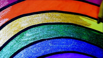 How To Draw and Color Rainbow Coloring Pages l Kids Songs Learn Drawing l Art Colours for Children