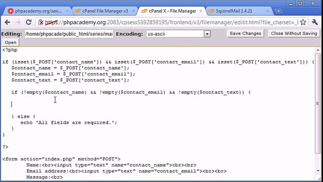 Creating a Simple Contact Form Part 3PHP Training In Jaipur|PHP Training Companies In Jaipur|