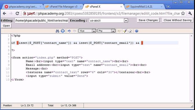 PHP Training In Jaipur|PHP Training Companies In Jaipur| Creating a Simple Contact Form Part 2