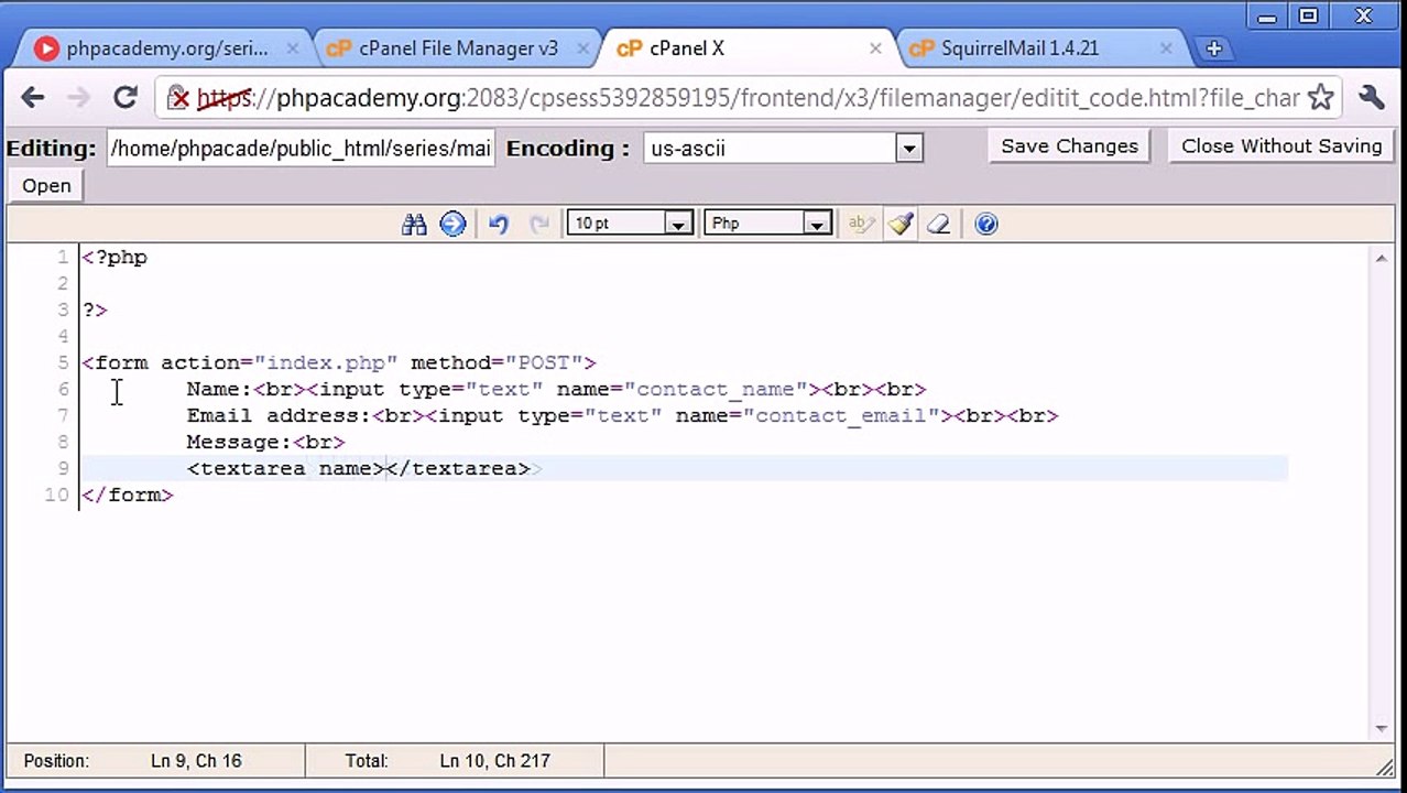 PHP Training In Jaipur|PHP Training Companies In Jaipur| Creating a Simple Contact Form Part 1