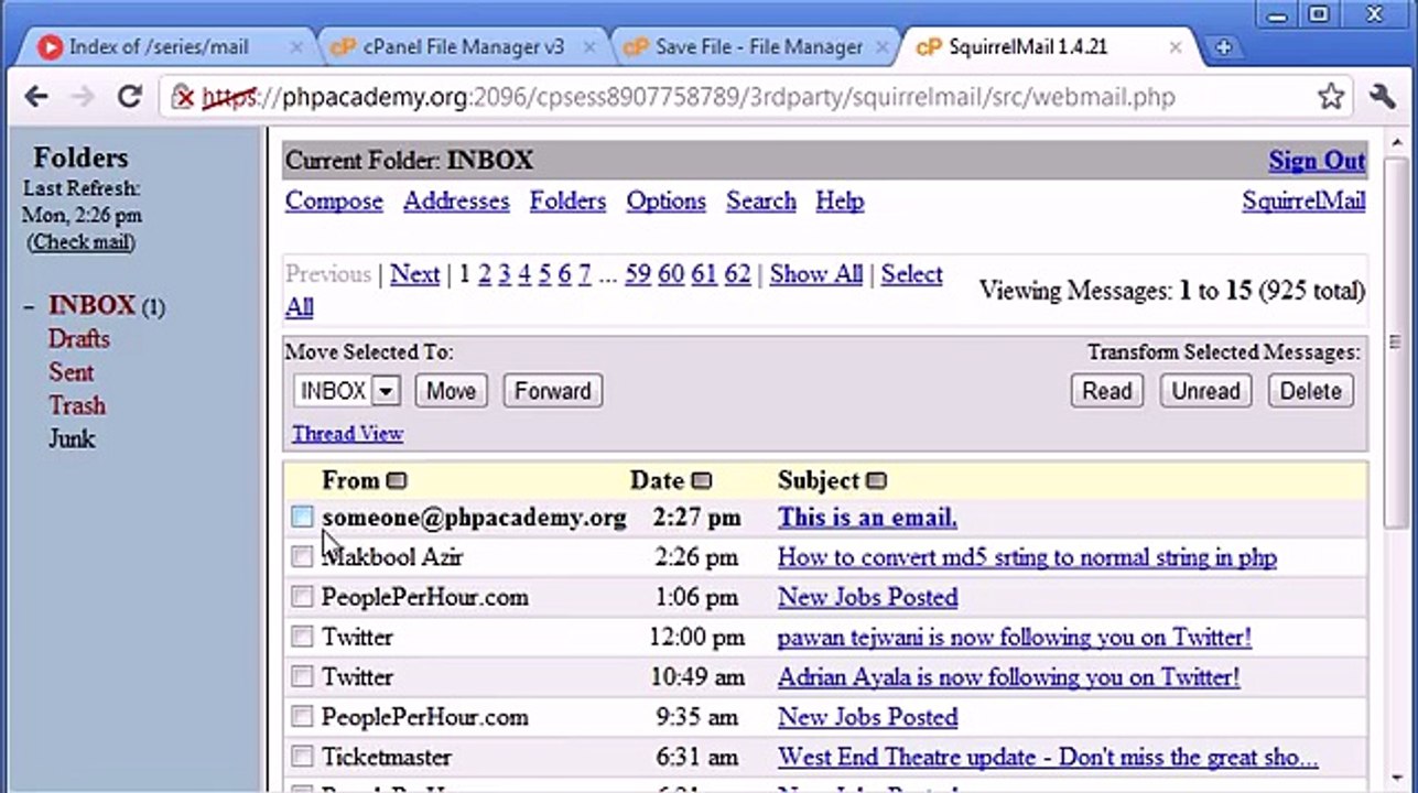 PHP Training In Jaipur|PHP Training Companies In Jaipur|Sending an Email Part 2