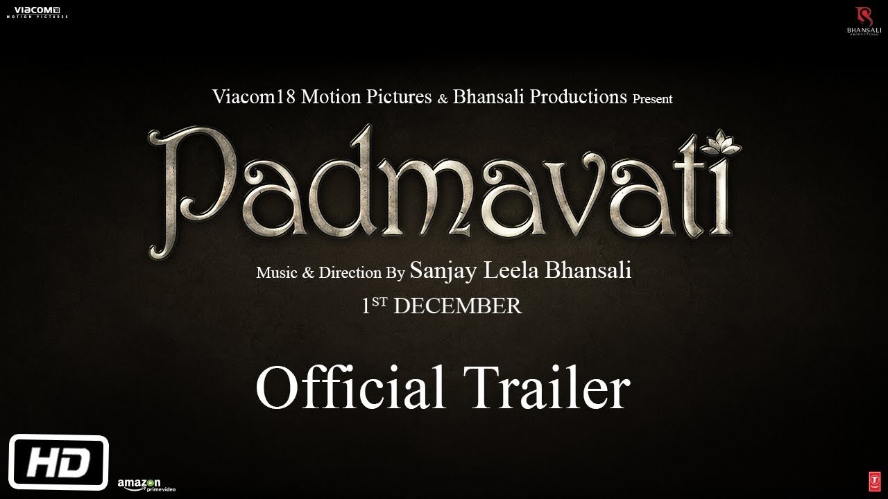 Padmavati - Official Trailer - 1st December - Ranveer Singh - Shahid Kapoor - Deepika Padukone