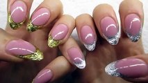 ♡ How to: Gold Foiled French Manicure Gelnails