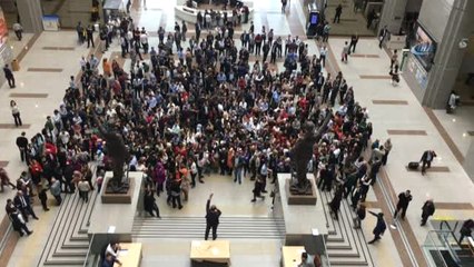 İstanbul Adalet Sarayı'nda Zabıt Katiplerin İkinci Klavye Sınavı Yoğunluk Oluşturdu