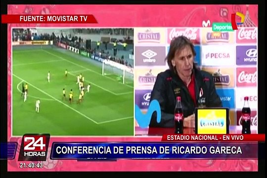 Ricardo Gareca: Estamos a 180 minutos de Rusia