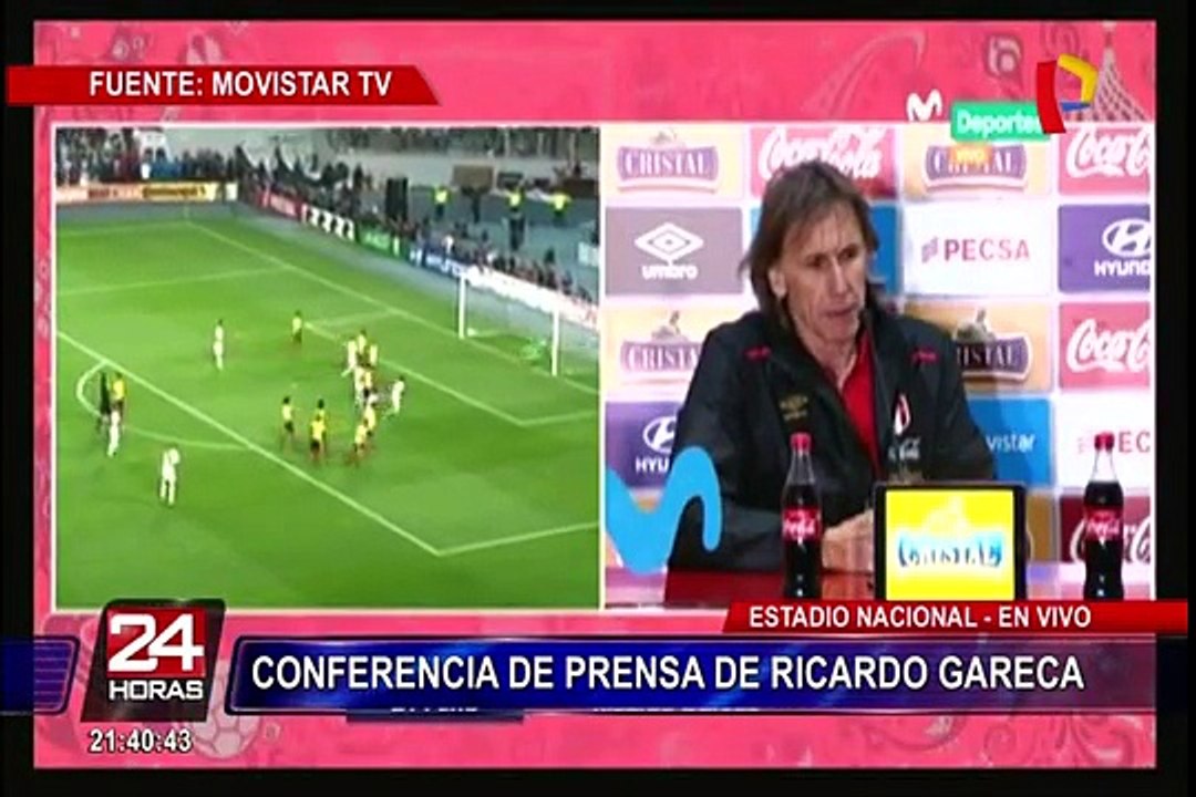 Ricardo Gareca: "Estamos a 180 minutos de Rusia"
