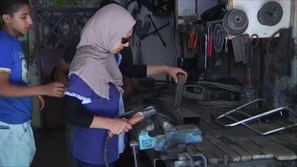 هذا الصباح-مها صبري.. إرادة فولاذية في ساحة الحديد والنار