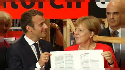 Macron in Frankfurt: "Wer heute in Europa eine Vision hat, braucht nicht zum Arzt"