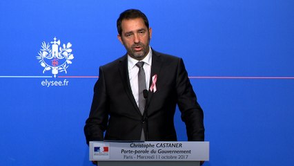 Compte-rendu du Conseil des Ministres du mercredi 11 octobre 2017