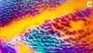 Fascinating art project sees paint flow through ridges in human skin, creating river-like masterpieces