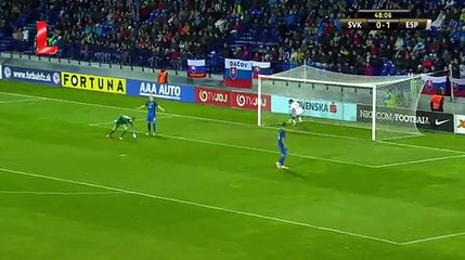 ไฮไลท์ฟุตบอล ยูโร U21 รอบคัดเลือก สโลวาเกีย 1-4 สเปน