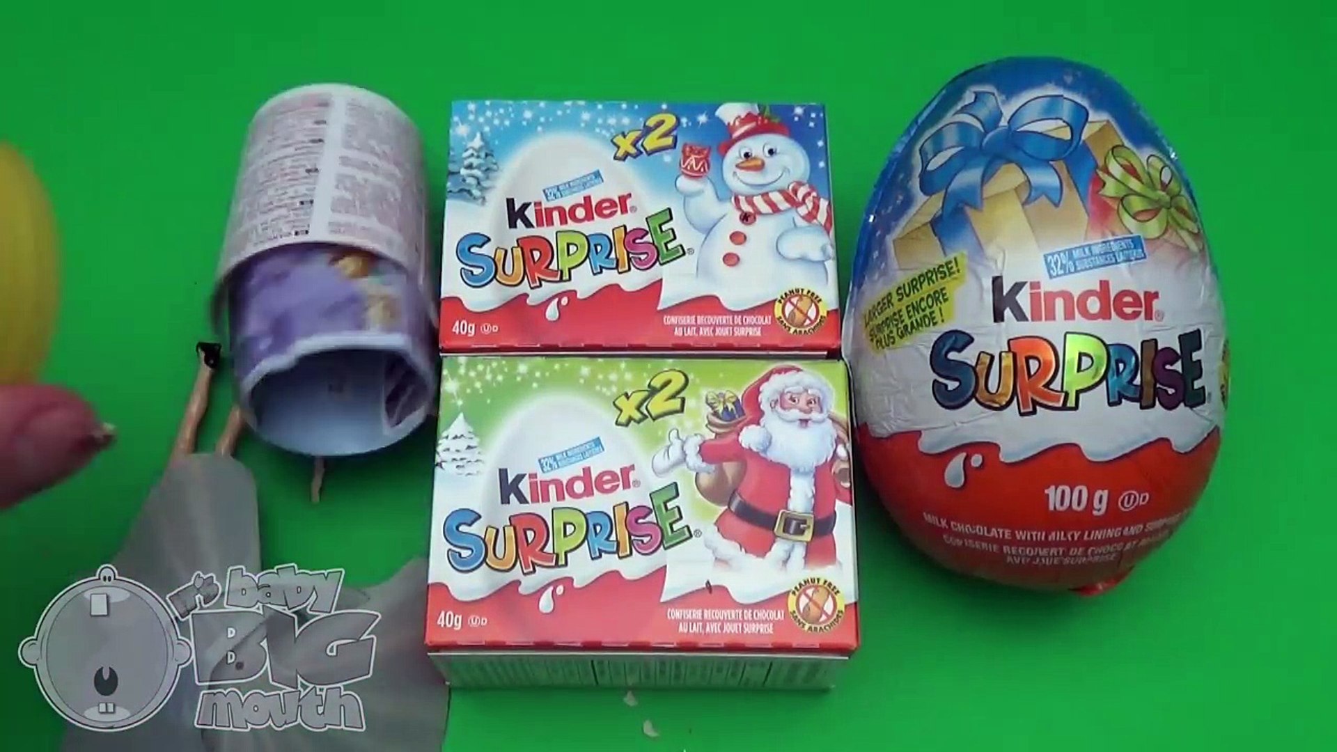 100 kinder eggs