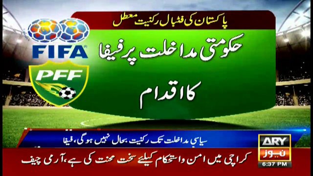 FIFA suspends Pakistan Football Federation