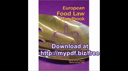 European Food Law Handbook