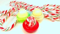 DIY: Christmas EOS! How To Make Candy Cane EOS EDIBLE Treats!! PLUS Peppermint Scented Lip Balm!